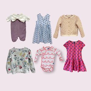 Bundle Lot Baby Girl Clothes